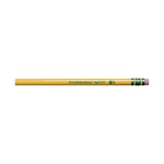Ticonderoga Beginners Woodcase Pencil with Eraser and Microban, HB (#2), Black Lead, Yellow Barrel, 12/Pack
