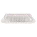 Plastic Dome Lids, Fits 1 lb Oblong Pan, Clear, 1,000/Carton