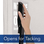 Durable Full Strip Desk Stapler, 25-Sheet Capacity, Black