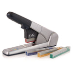 Heavy-Duty Cartridge Stapler, 80-Sheet Capacity, Silver
