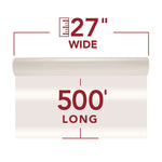 Nap-Lam I Roll Film, 1.5 Mil, 27" X 500 Ft, Gloss Clear, 2/box