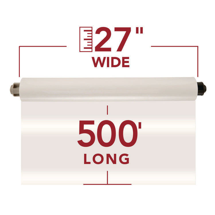 Ezload Roll Film, Nap I, 1.5 Mil, 27" X 500 Ft, Gloss Clear, 2/box