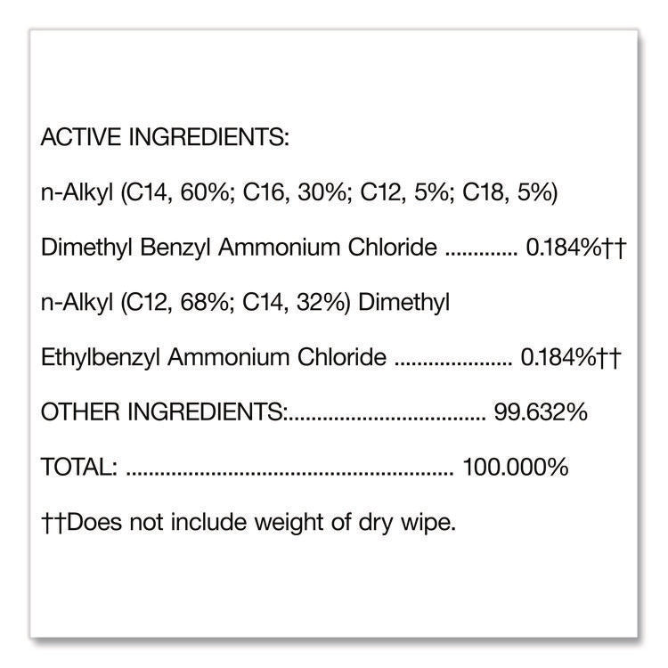 Disinfecting Wipes, Bleach Free Cleaning Wipes, 1-Ply, 7 x 8, Crisp Lemon, White, 35/Canister