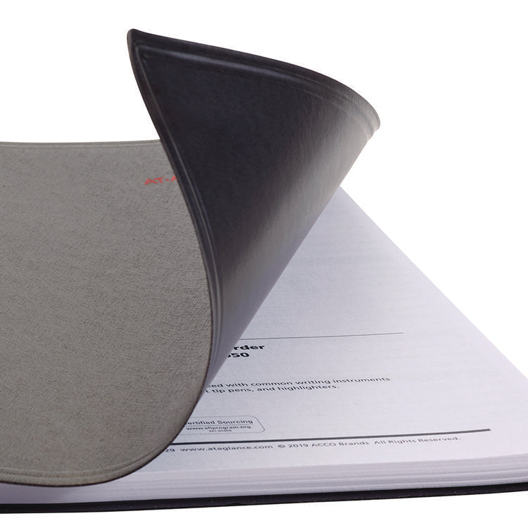 800 Range Weekly/Monthly Appointment Book, 11 x 8.25, Black Cover, 12-Month (Jan to Dec): 2025