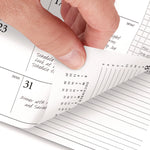 Executive Weekly/Monthly Planner Refill with Hourly Appointments, 8.75 x 6.88, White Sheets, 12-Month (Jan to Dec): 2025