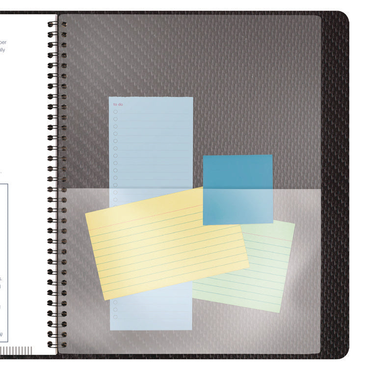 Contemporary Monthly Planner, Premium Paper, 11 x 9, Graphite Cover, 12-Month (Jan to Dec): 2025