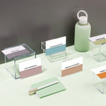 Secure Top Heavy-Duty Badge Holders, Horizontal, 4w X 3h, Clear, 25/pack