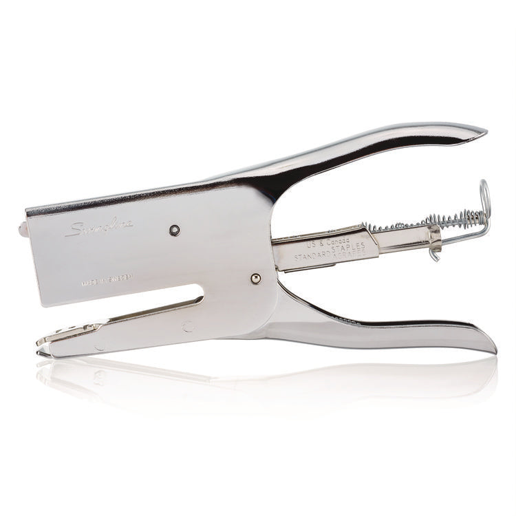 Classic K1 Plier Stapler, 50-Sheet Capacity, 0.25" To 0.31" Staples, 2" Throat, Chrome