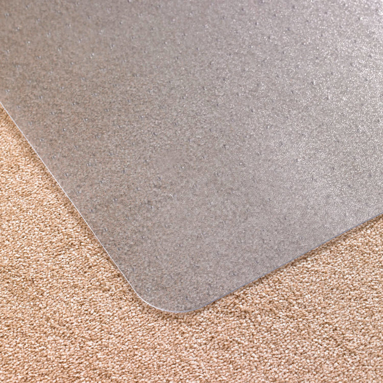 Cleartex Advantagemat Phthalate Free PVC Chair Mat for Low Pile Carpets, 45" w x 53" l, Clear