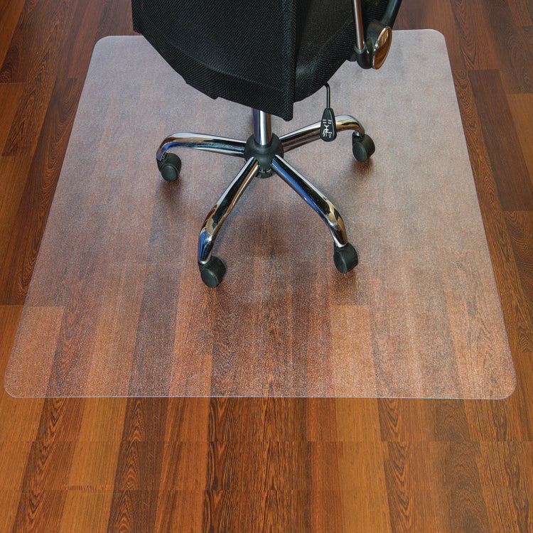 Cleartex Ultimat Polycarbonate Chair Mat for Hard Floors, 48" w x 53" l, Clear