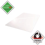 Cleartex Ultimat Polycarbonate Chair Mat for Hard Floors, 48" w x 60" l, Clear