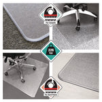 Cleartex Megamat Heavy-Duty Polycarbonate Mat For Hard Floor/all Carpet, 46 X 60, Clear