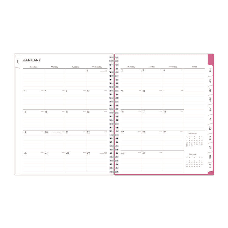 Breast Cancer Awareness Create-Your-Own Cover Weekly/Monthly Planner, Orchids Artwork, 11 x 8.5, 12-Month (Jan to Dec): 2025