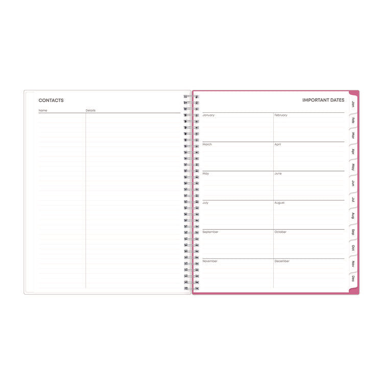 Breast Cancer Awareness Create-Your-Own Cover Weekly/Monthly Planner, Orchids Artwork, 11 x 8.5, 12-Month (Jan to Dec): 2025