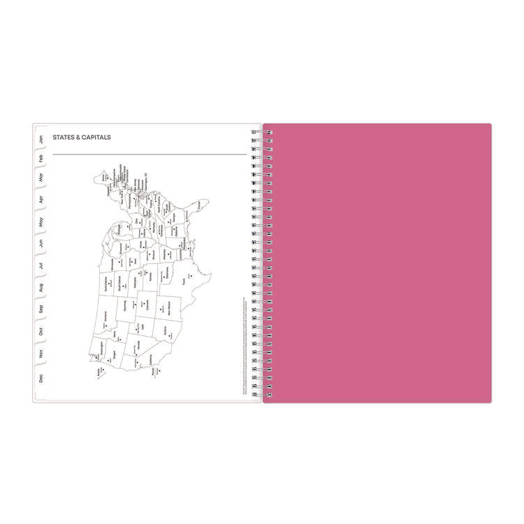 Breast Cancer Awareness Create-Your-Own Cover Weekly/Monthly Planner, Orchids Artwork, 11 x 8.5, 12-Month (Jan to Dec): 2025