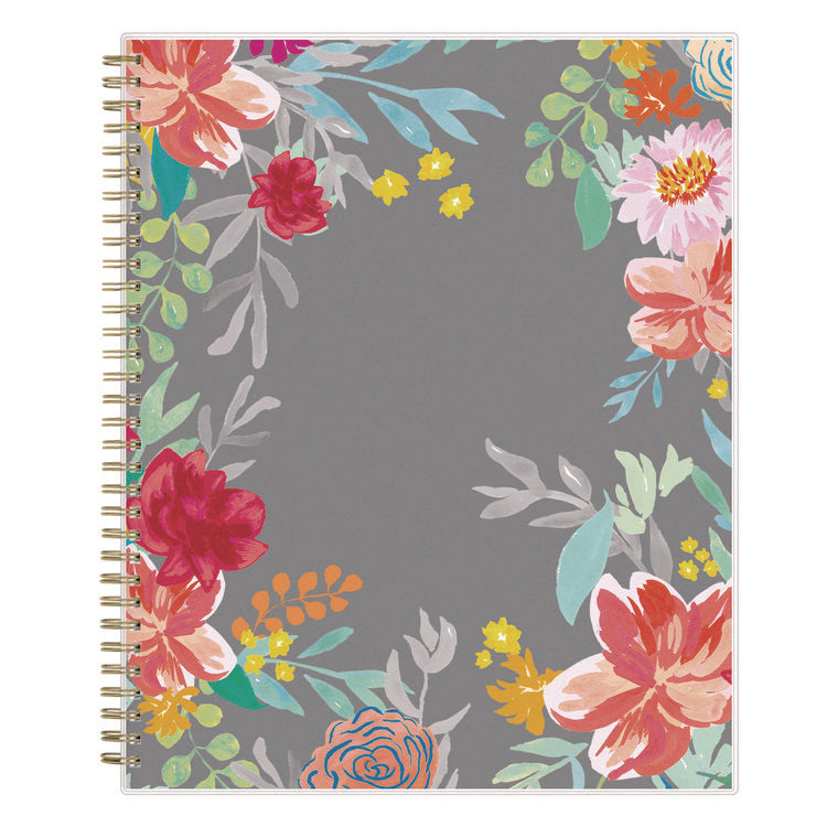 Sophie Frosted Weekly/Monthly Planner, Floral Artwork, 11 x 8.5, Multicolor Cover, 12-Month (Jan to Dec): 2025