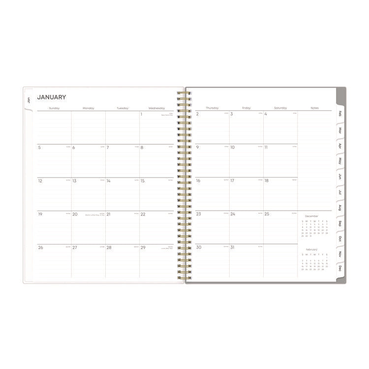 Sophie Frosted Weekly/Monthly Planner, Floral Artwork, 11 x 8.5, Multicolor Cover, 12-Month (Jan to Dec): 2025