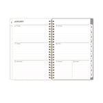 Sophie Frosted Weekly/Monthly Planner, Floral Artwork, 8 x 5, Multicolor Cover, 12-Month (Jan to Dec): 2025