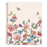 Fly By Frosted Weekly/Monthly Planner, Butterflies Artwork, 11 x 8.5, Blush/Pink Cover, 12-Month (Jan to Dec): 2025