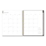 Kelly Ventura Midnight Garden Weekly/Monthly Planner, Floral Artwork, 11 x 8.5, Multicolor Cover, 12-Month (Jan to Dec): 2025