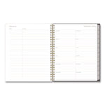 Kelly Ventura Midnight Garden Weekly/Monthly Planner, Floral Artwork, 11 x 8.5, Multicolor Cover, 12-Month (Jan to Dec): 2025