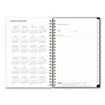Ashlyn Weekly/Monthly Planner, Floral Artwork, 8 x 5, Navy/Multicolor Cover, 12-Month (Jan to Dec): 2025