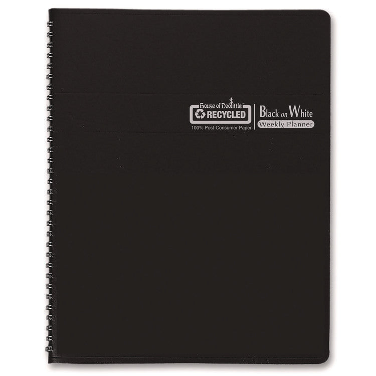 Black-on-White Photo Weekly Appointment Book, Landscape Photography, 11 x 8.5, Black Cover, 12-Month (Jan to Dec): 2025