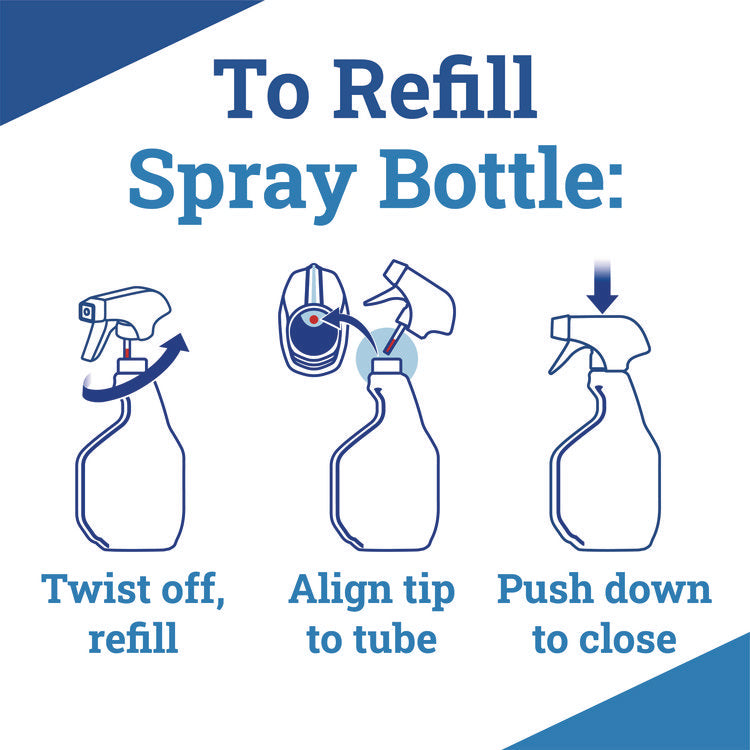 CloroxPro Disinfecting Instant Mold and Mildew Remover, 128 oz Refill Bottle, 4/Carton