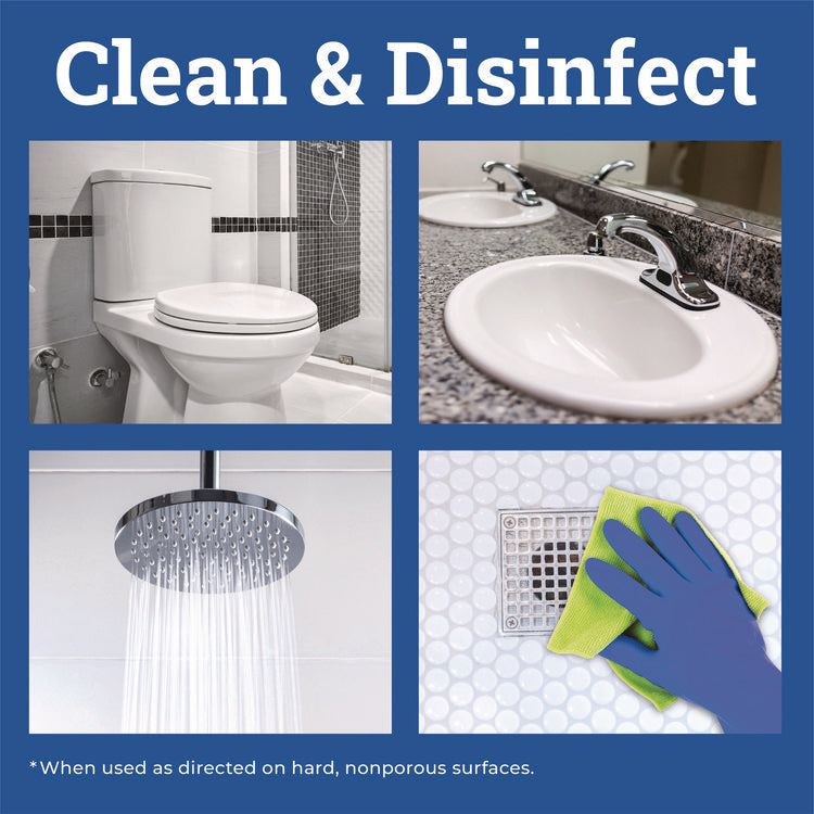 CloroxPro Disinfecting Instant Mold and Mildew Remover, 128 oz Refill Bottle, 4/Carton