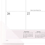 Landscape Panoramic Desk Pad, Landscapes Photography, 22 x 17, White Sheets, Clear Corners, 12-Month (Jan to Dec): 2025