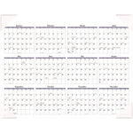 Landscape Panoramic Desk Pad, Landscapes Photography, 22 x 17, White Sheets, Clear Corners, 12-Month (Jan to Dec): 2025