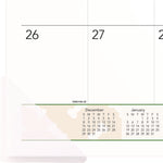 Puppies Monthly Desk Pad Calendar, Puppies Photography, 22 x 17, White Sheets, Clear Corners, 12-Month (Jan to Dec): 2025