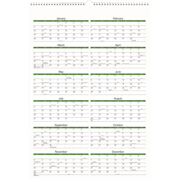 Puppies Monthly Wall Calendar, Puppies Photography, 15.5 x 22.75, White/Multicolor Sheets, 12-Month (Jan to Dec): 2025