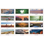 Earthscapes Recycled 3-Month Vertical Wall Calendar, Scenic Landscape Photography, 12.25 x 26, 14-Month: Dec 2024 to Jan 2026