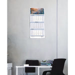 Earthscapes Recycled 3-Month Vertical Wall Calendar, Scenic Landscape Photography, 12.25 x 26, 14-Month: Dec 2024 to Jan 2026