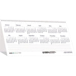 Earthscapes Recycled Desk Tent Monthly Calendar, Scenic Photography, 8.5 x 4.5, White Sheets, 12-Month (Jan to Dec): 2025