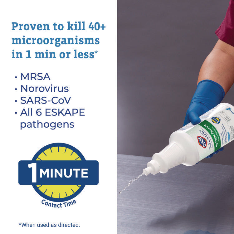 Hydrogen-Peroxide Cleaner/disinfectant, 32 Oz Spray Bottle, 9/carton