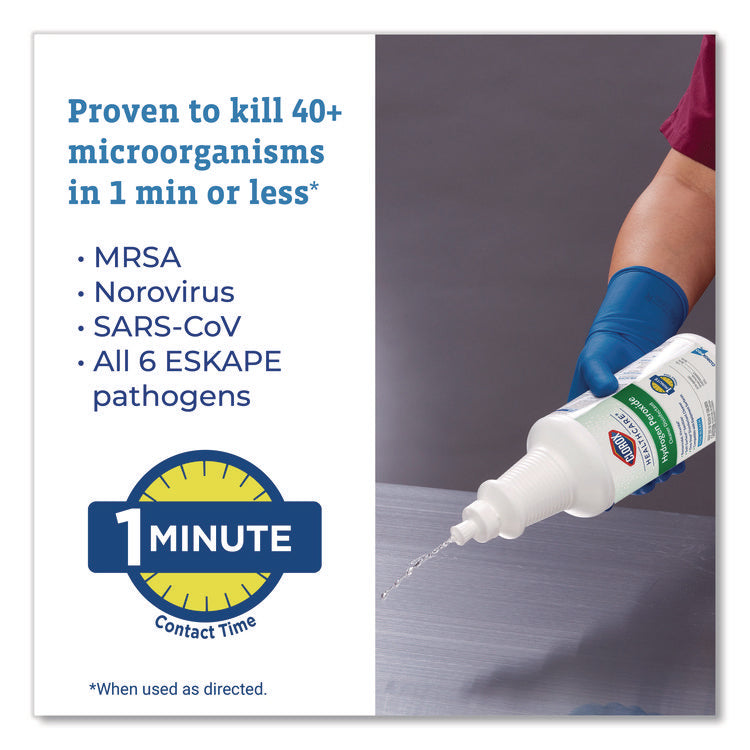 Hydrogen-Peroxide Cleaner/disinfectant, 1 Gal Bottle, 4/carton