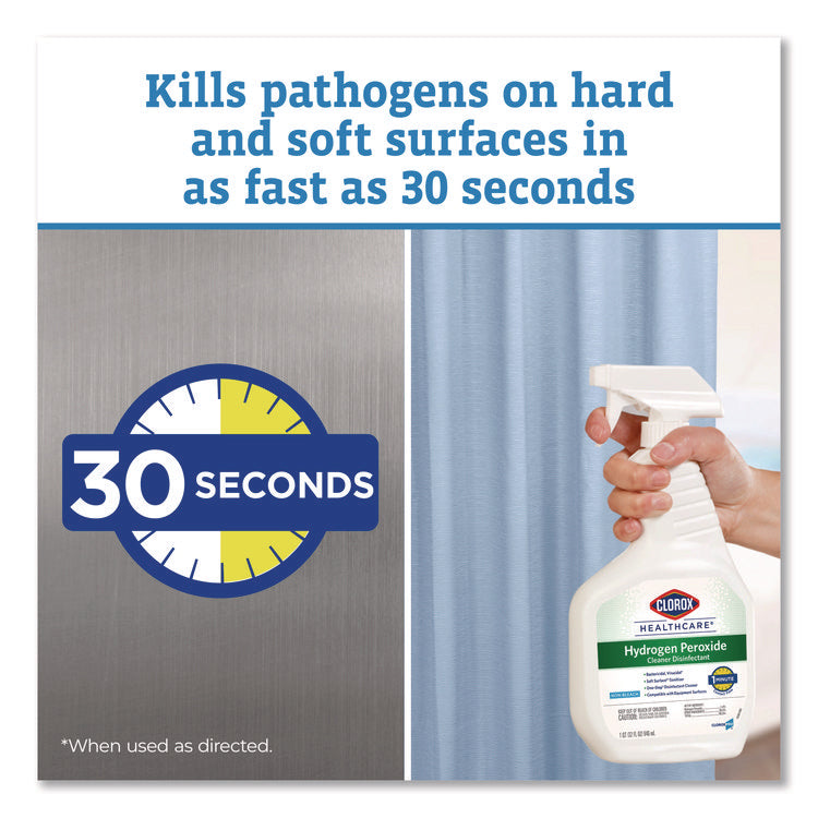 Hydrogen-Peroxide Cleaner/disinfectant, 1 Gal Bottle, 4/carton