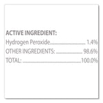 Hydrogen-Peroxide Cleaner/disinfectant, 1 Gal Bottle, 4/carton