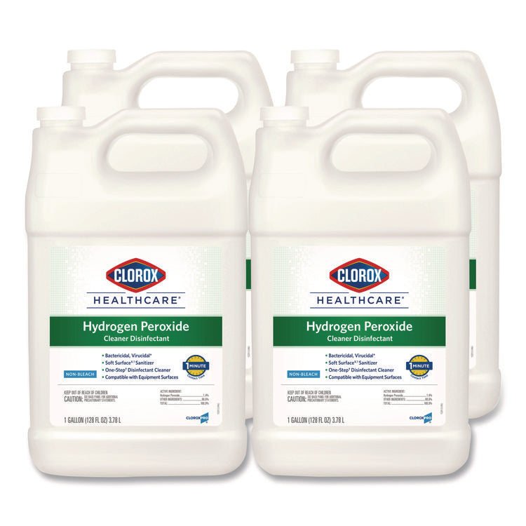 Hydrogen-Peroxide Cleaner/disinfectant, 1 Gal Bottle, 4/carton