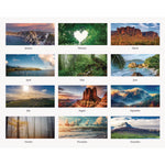 Earthscapes Recycled Monthly Wall Calendar, Scenic Beauty Photography, 12 x 16.5, White Sheets, 12-Month (Jan-Dec): 2025
