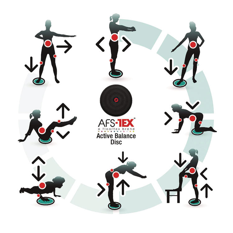 ATS-TEX Active Balance Disc, 3 x 13 dia, Midnight Black