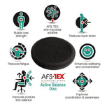 ATS-TEX Active Balance Disc, 3 x 13 dia, Midnight Black