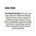 Washable Jumbo Crayons, 16 Assorted Colors, 16/pack