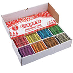 Crayons, 8 Assorted Colors, 800/pack