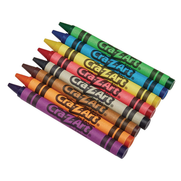 Crayons, 8 Assorted Colors, 800/pack