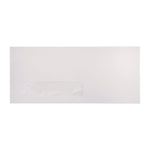 Open-Side Business Envelope, 1 Window, #10, Commercial Flap, Gummed Closure, 4.13 x 9.5, White, 500/Box