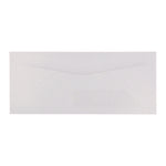 Open-Side Business Envelope, 1 Window, #10, Commercial Flap, Gummed Closure, 4.13 x 9.5, White, 500/Box