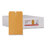 Kraft Clasp Envelope, #98, Square Flap, Clasp/gummed Closure, 10 X 15, Brown Kraft, 100/box